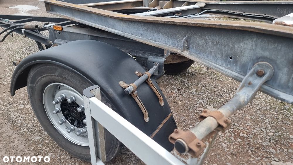 Huffermann 24.500zł netto PRZYCZEPA HAKOWIEC DO KONTENERÓW DO ZŁOMU RAMA OCYNK ROK OPONY 80% ST.BDB MOŻLIWOŚĆ TRANSPORTU - 15