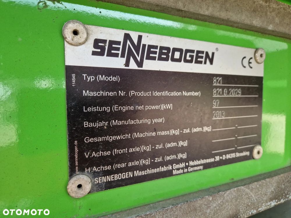 Sennebogen 821E jak FUCHS CAT M500 - 10
