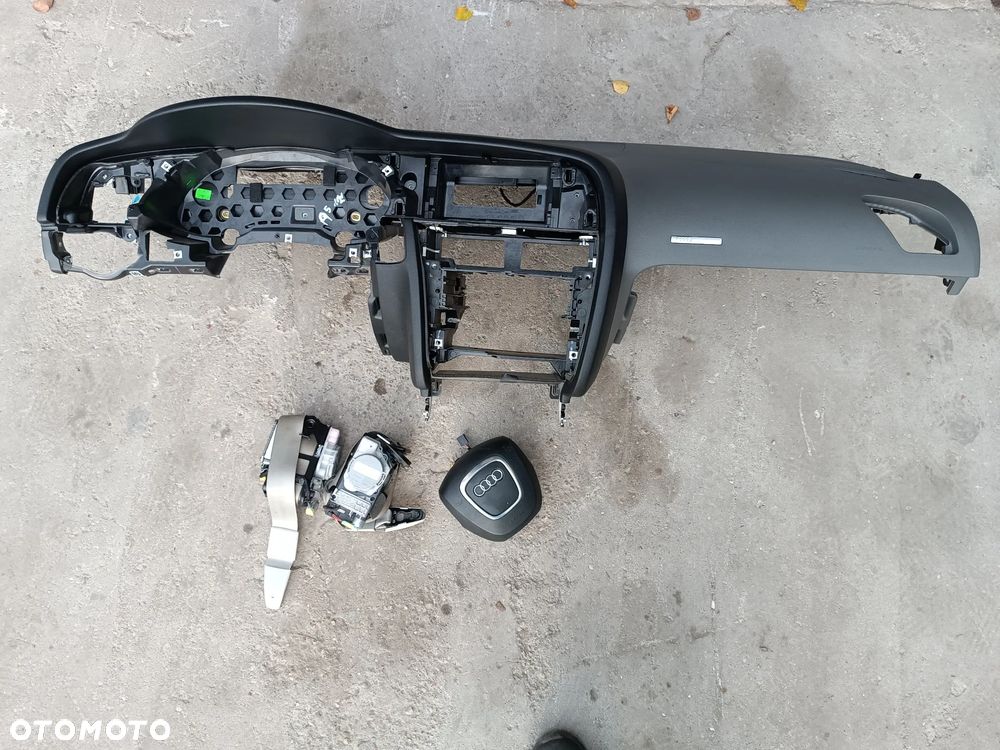 DESKA ROZDZIELCZA KONSOLA ZESTAW AIRBAG PODUSZKI AUDI A5 8T - 3