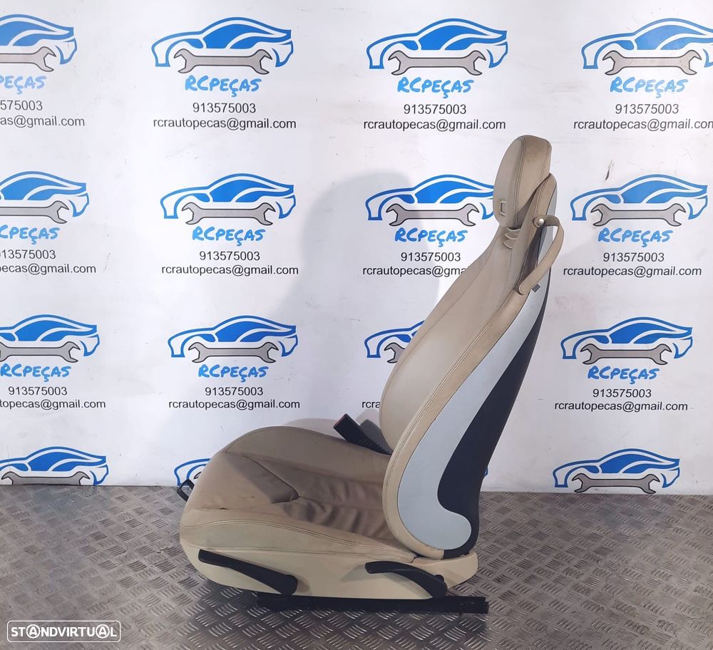 BANCOS PELE BEGE MERCEDES BENZ CLASS SLK R171 AMG - 13