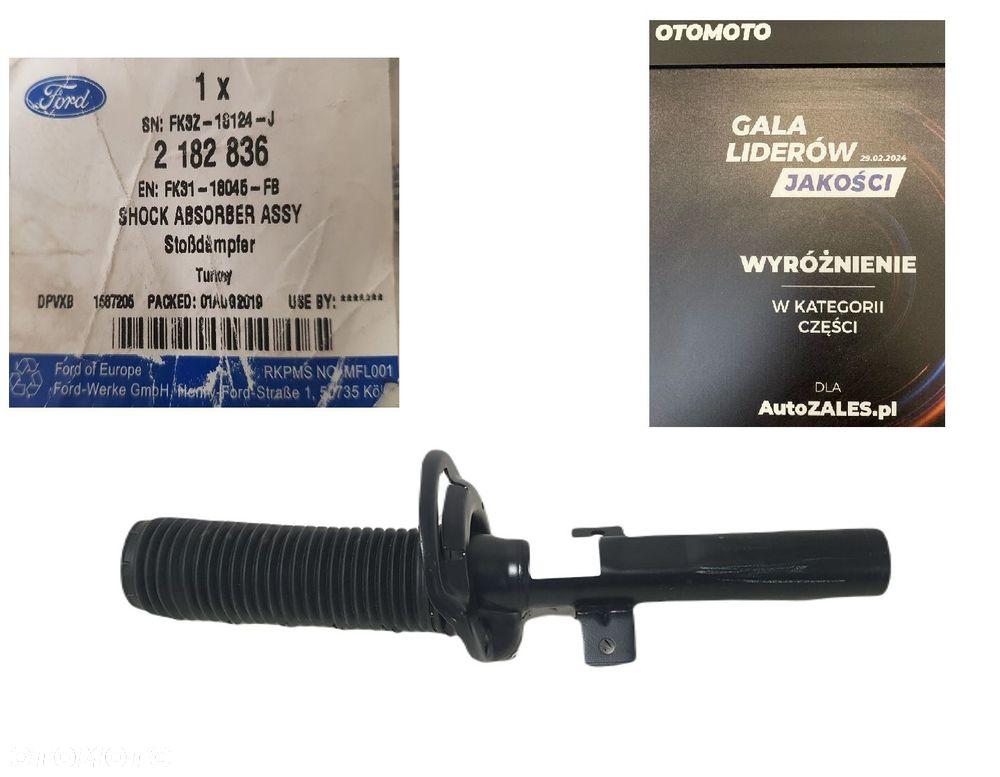 FABRYCZNIE NOWY ORYGINALNY AMORTYZATOR PRZEDNI LEWY FORD TRANSIT MK8 FK31-18045-FB - 1