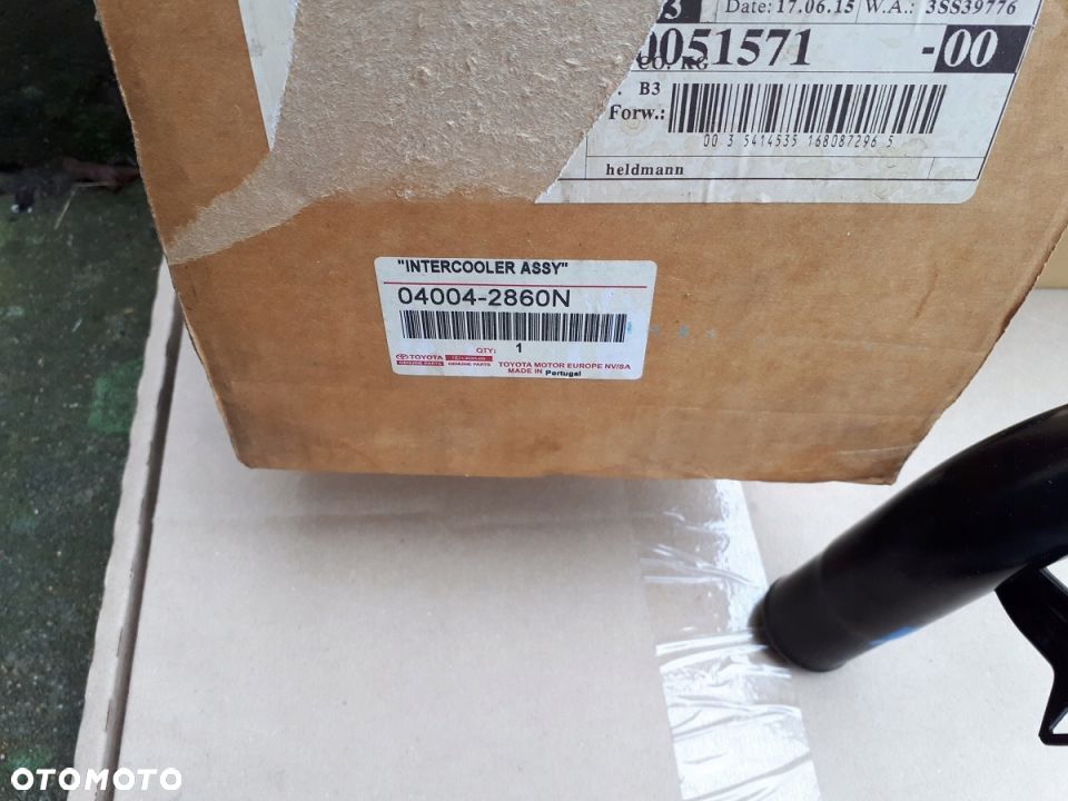 Auris 10-18 1.4 D4D Rura Wąż Przewód Intercooler - 2