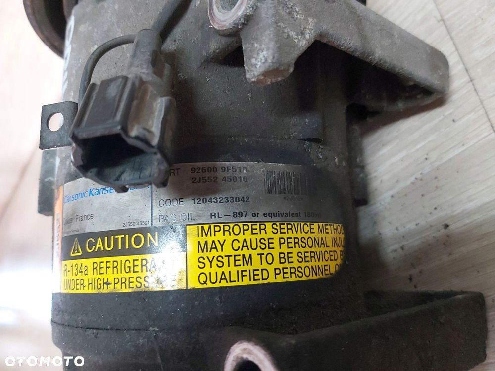 Nissan Primera P12 sprężarka klimatyzacji 1,6 1,8 kompresor 92600-9F510 - 5