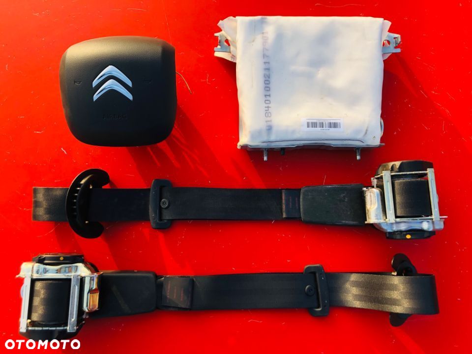 CITROEN BERLINGO PEUGEOT PARTNER 4 IV AIRBAG KURTYNA PASY PAS BEZPIECZEŃSTWA naprawa regeneracja !!! - 4