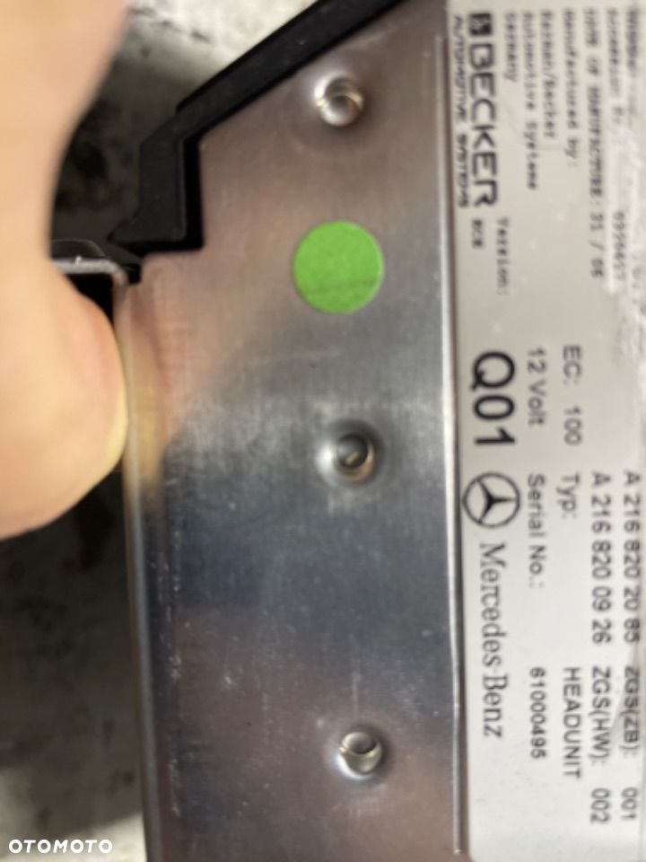 mercedes cl 216 nawigacja  radio zmieniarka command Europa - 2