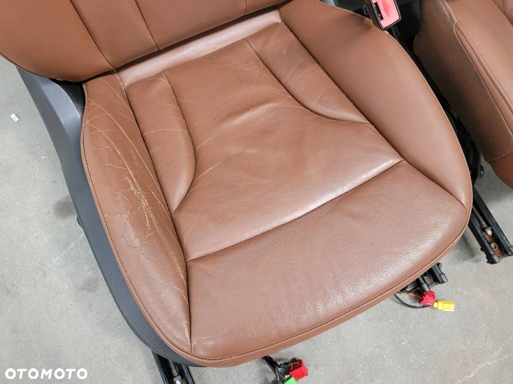 FOTELE KANAPA BOCZKI KOMPLET AUDI Q5 8R SKÓRA - 9