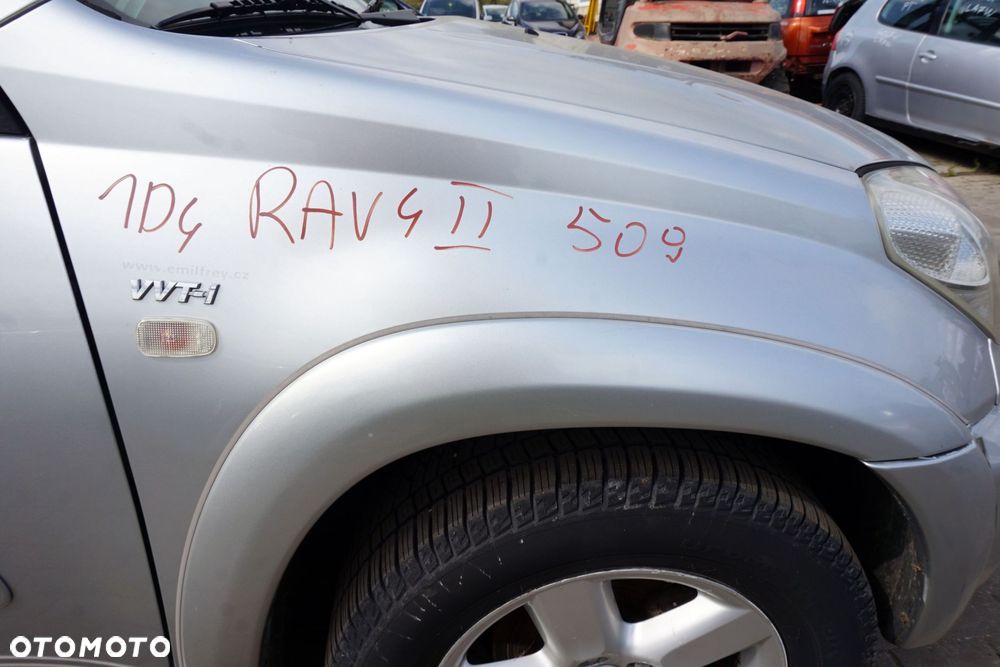 MASKA ZDERZAK BŁOTNIKI LAMPY RAV4 II LIFT 1D4  TOYOTA 2003-2005 SREBRNY PRZÓD KOMPLETNY - 26
