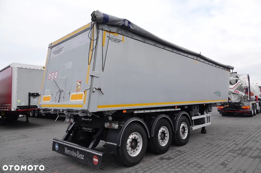 Janmil WYWROTKA / 42 m3 / TYŁ KLAPA / SAF / OŚ PODNOSZONA / ALUFELGI / 2017 ROK - 6