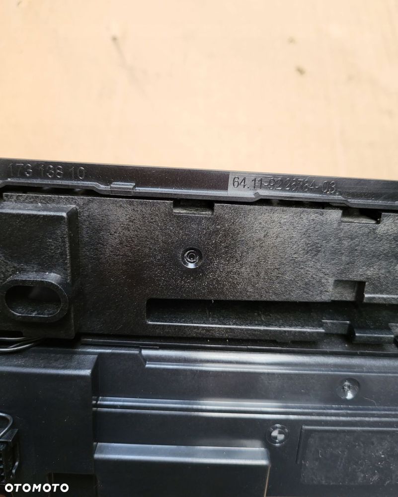 panel radio klimatyzacja nawiew 9226784 bmw f20 - 2