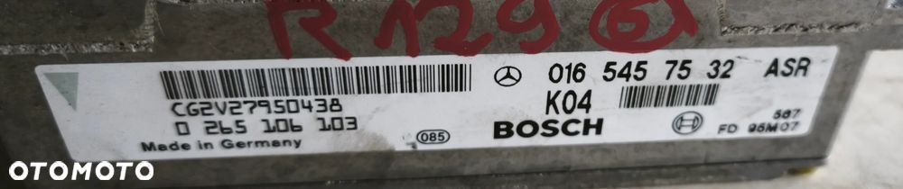 MERCEDES SL R129 94r STEROWNIK MODUŁ ASR 0165457532 - 2