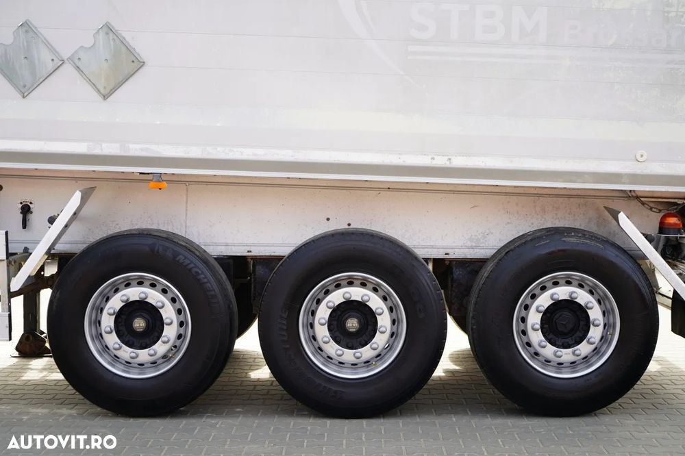 Benalu TIPPER / 30 m³ / ALUMINUM / LIFT AXLE / WEIGHT: 5,000 KG / ELECTRIC CURTAIN / IMPORTED - 18