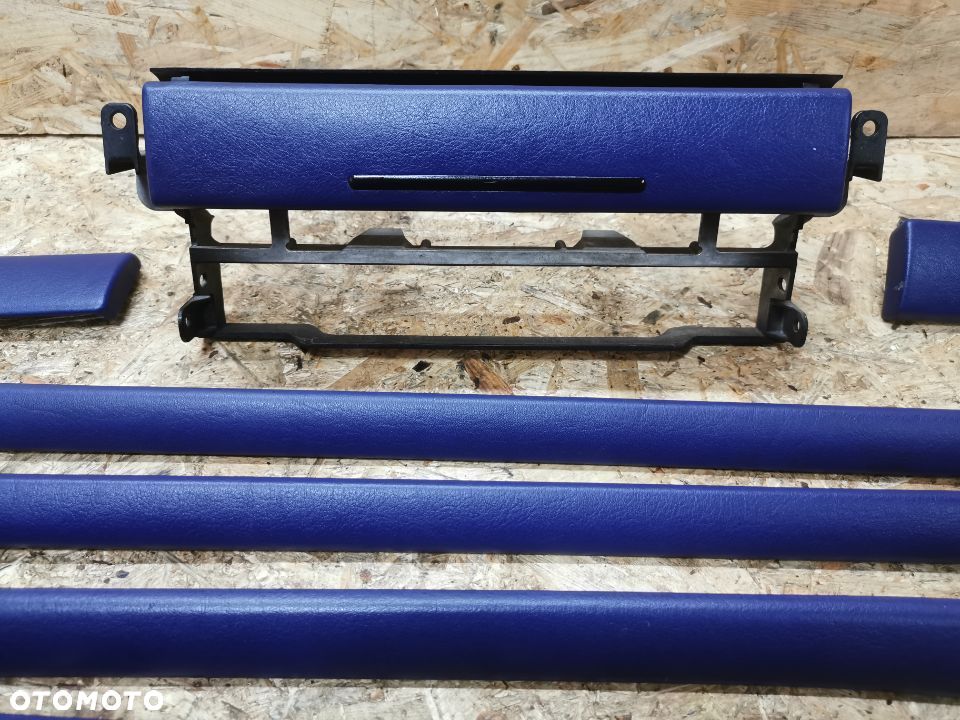 BMW E39 SEDAN/TOURING DEKORY INDIVIDUAL FIOLETOWA SKÓRA  KOMPLET RARYTAS ORGINAŁ NR. 8 185 8100 OEM - 5