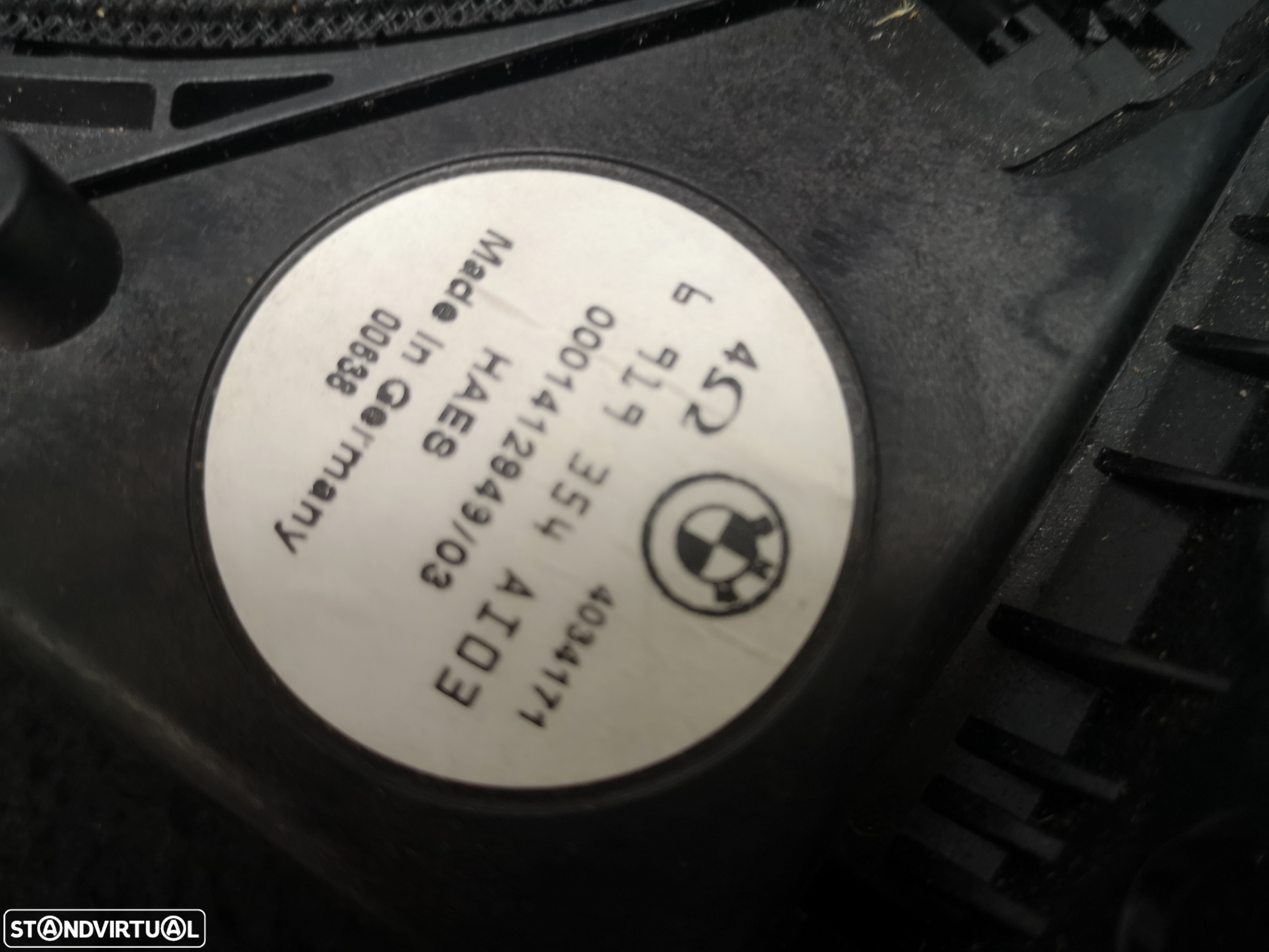 Coluna de som SUBWOOFER direito bmw5 e60 e61 2003-2009 - 3