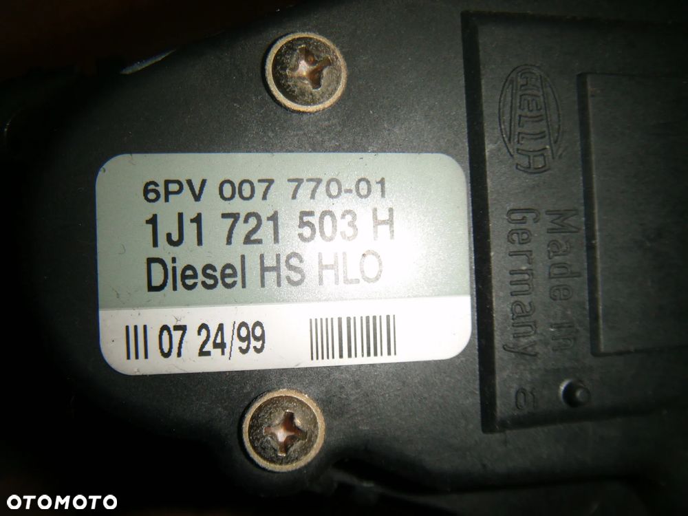 GOLF 4 bora 1.9 tdi potencjometr gazu 1j0721503h - 2