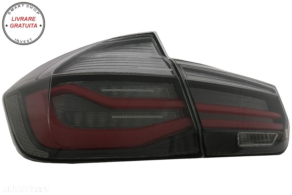 Stopuri LED M Look Black Line BMW Seria 3 F30 (2011-2019) LCI Design cu Semnal Din- livrare gratuita - 15