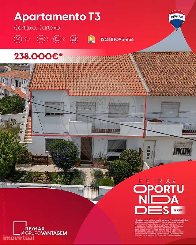 Apartamento T3 para venda