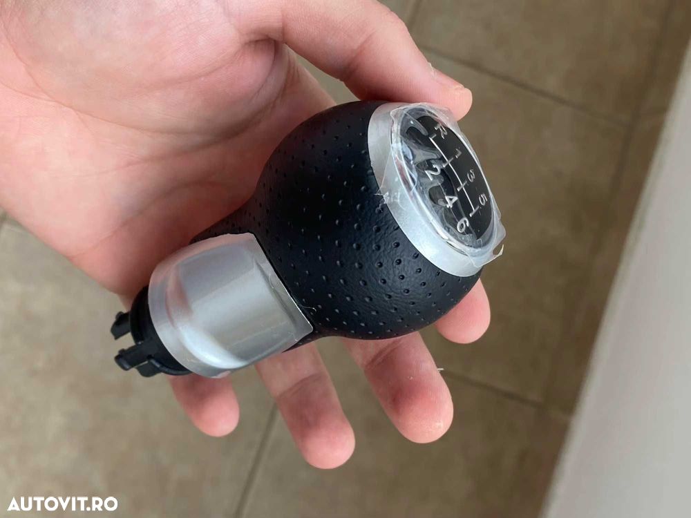 Nuca Schimbator Piele Perforata Sline Audi A4, A6, A5, Q5, Ibiza, Leon - 4