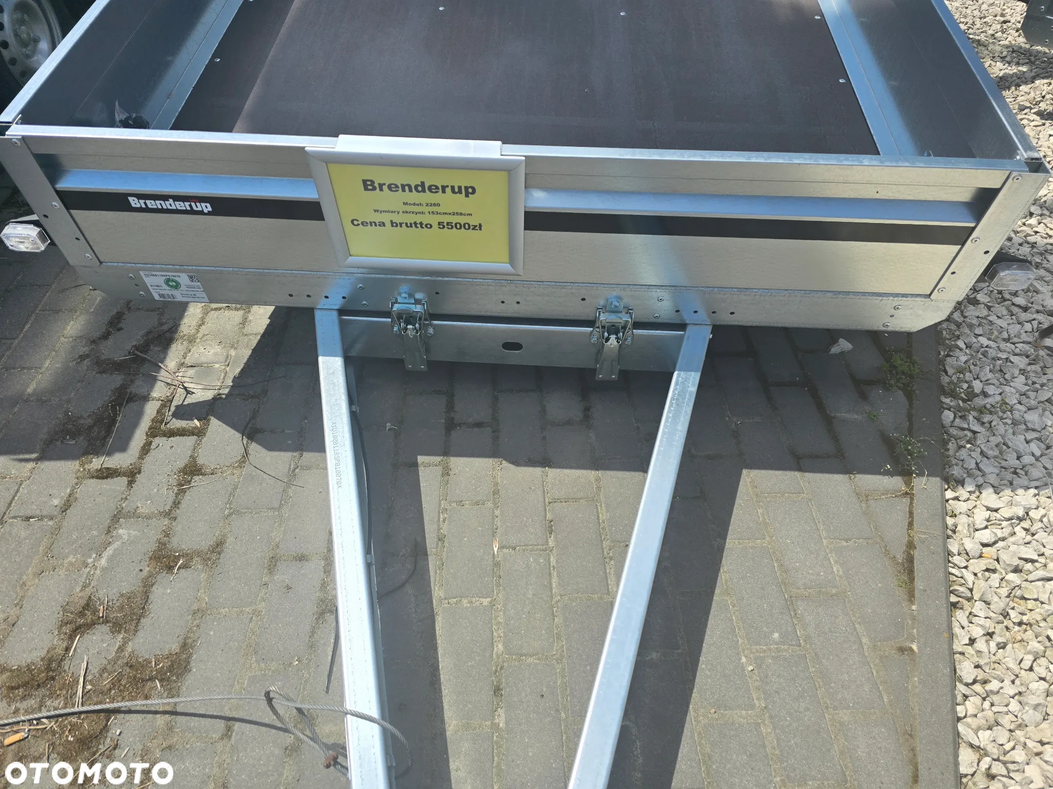 Brenderup Open Trailer 2260 WSUB750 1oś - 2