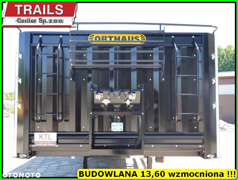 Orthaus Pokład 13,60 m, MOCNA KRATOWNICA, burty aluminiowe !!! - 2