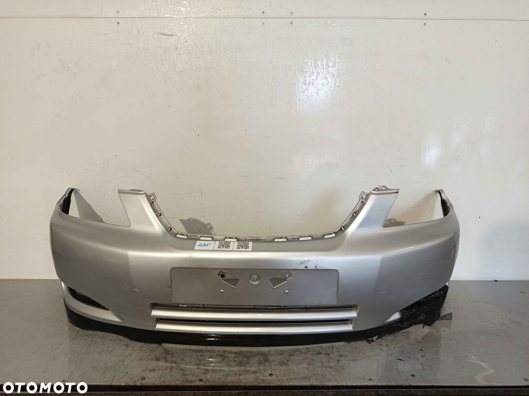 + ZDERZAK PRZÓD PRZEDNI DO TOYOTA COROLLA E12 1C0 SREBRNY HALOGENY - 1