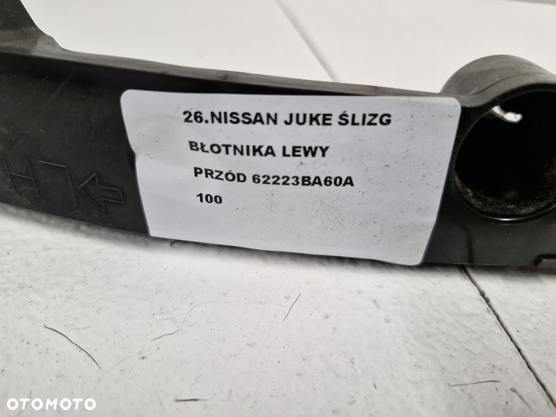NISSAN JUKE ŚLIZG BŁOTNIKA LEWY PRZÓD 62223BA60A - 6