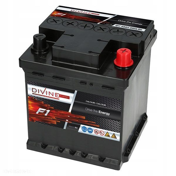 Akumulator Divine F1 SMF 12V 40Ah 330A EN P - 10 kg - 5