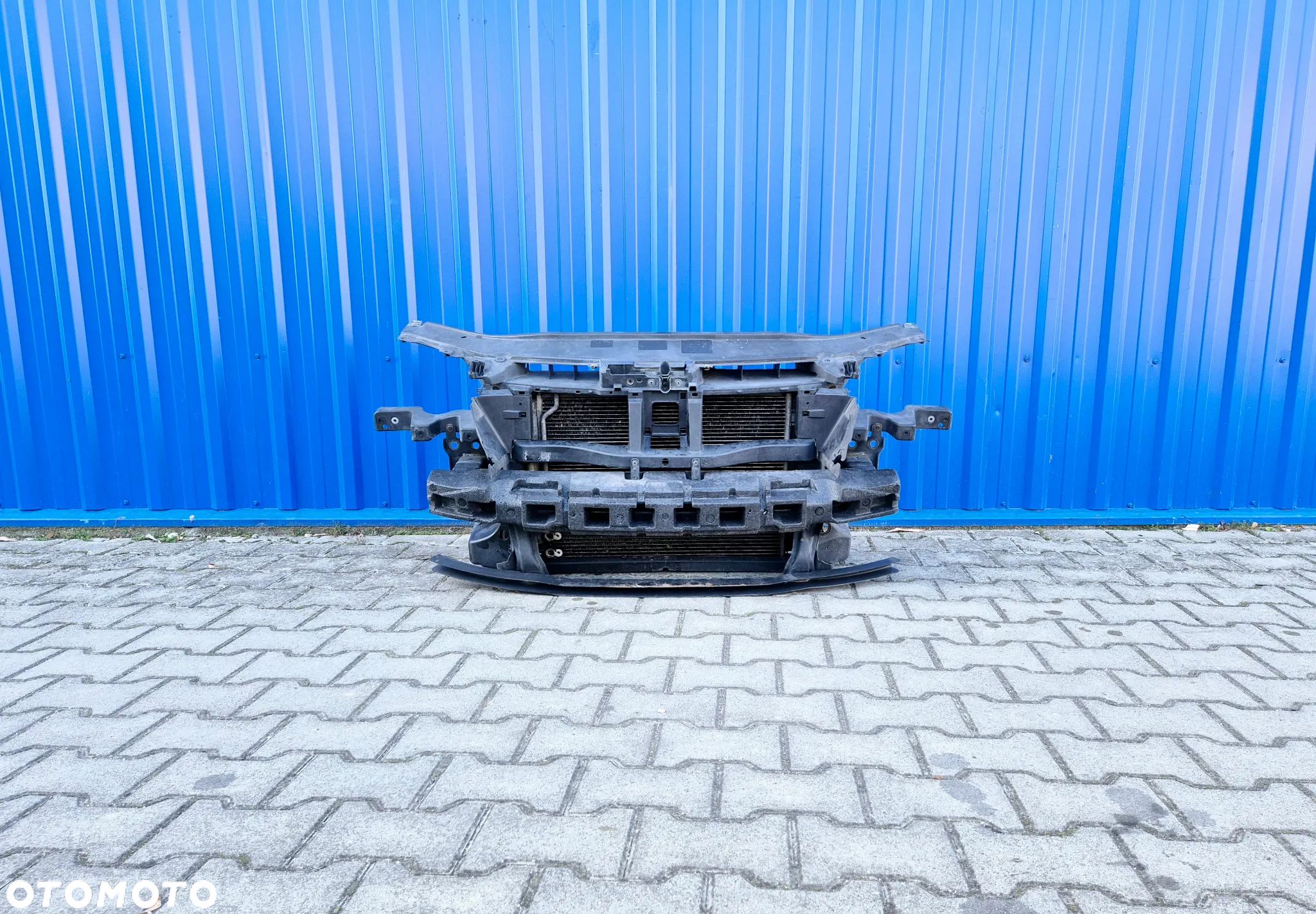 KOMPLETNY PAS PRZEDNI CHŁODNICE + BELKA ZDERZAKA + WENTYLATORY VW PASSAT B6 2.0 TDI - 1