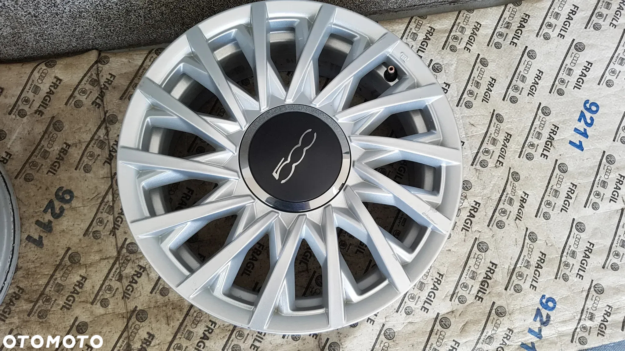 ALU FELGI ORYGINAŁ FIAT 500 4X98 6JX15 ET35 - 3