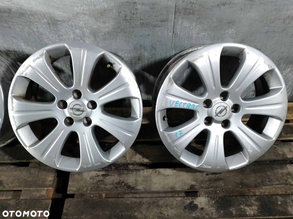 FELGI ALUMINIOWE KOMPLET 17" 5X110 ET39 OPEL VECTRA C 2.2 B 13257341 - 13