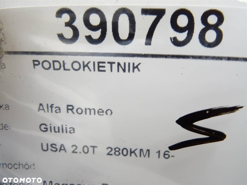 PODŁOKIETNIK - 206.00 PLN - ALFA ROMEO GIULIA (952_) 2015 - 2022 2.0 (952ACA25) 206 kW [280 KM] - 5