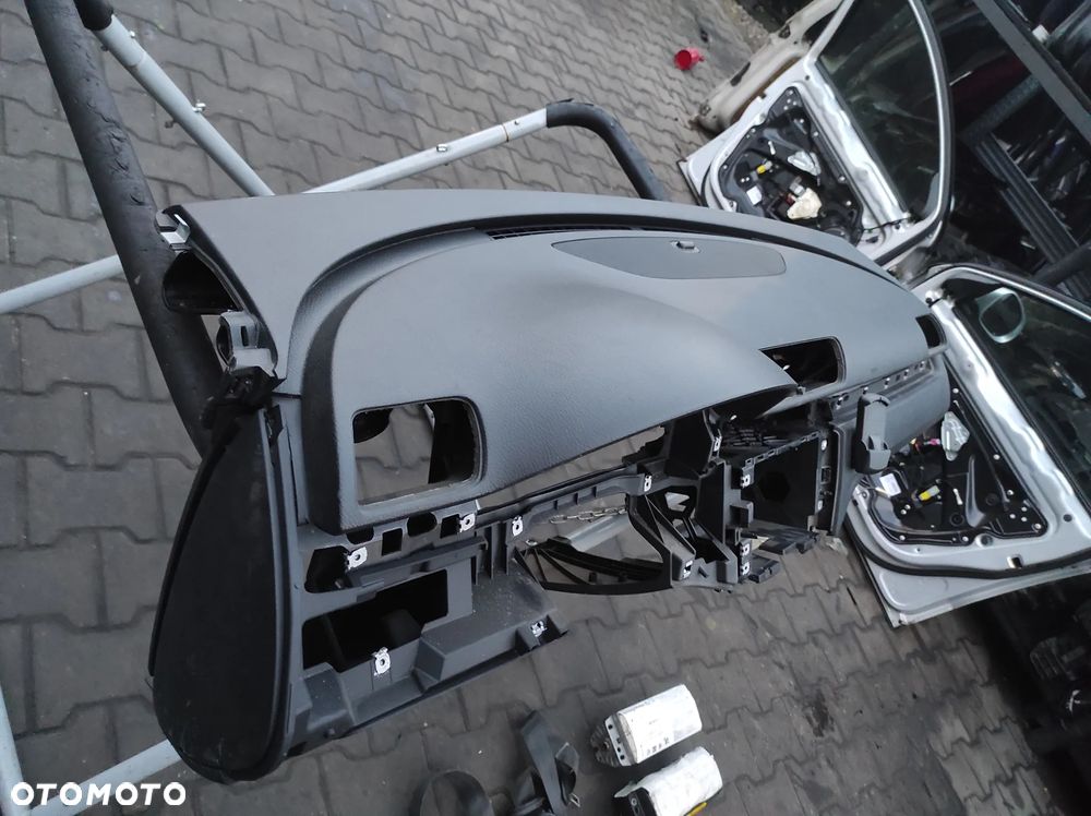 DESKA ROZDZIELCZA KOKPIT KONSOLA VW PASSAT B6 CZARNA AIRBAG POD TELEFON CLIMATRONIC ZESTAW WYSYŁKA !!! - 5