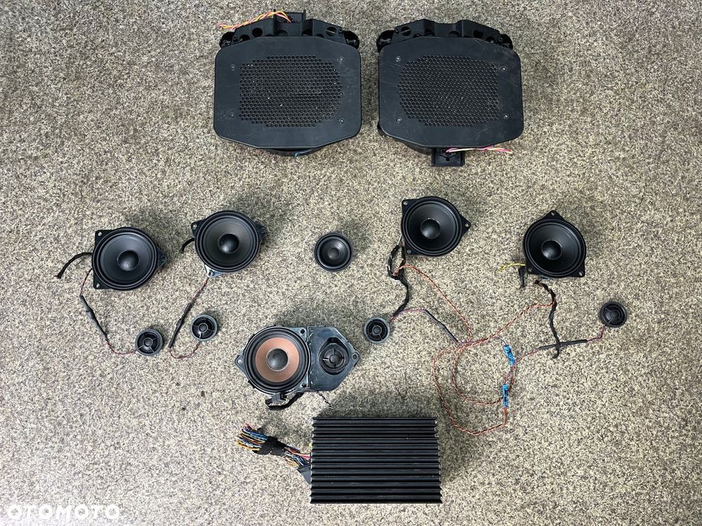 Glosniki glosnik wzmacniacz HiFi subwoofer syczki zestaw audio BMW E70 X5 - 1