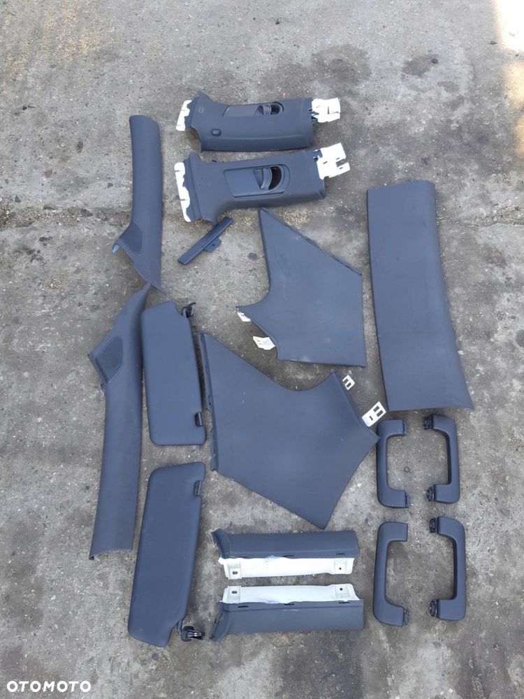 AUDI A3 8P LIFT SLINE S-LINE CZARNA PODSUFITKA SŁUPKI KOMPLET 8P3867505N - 11