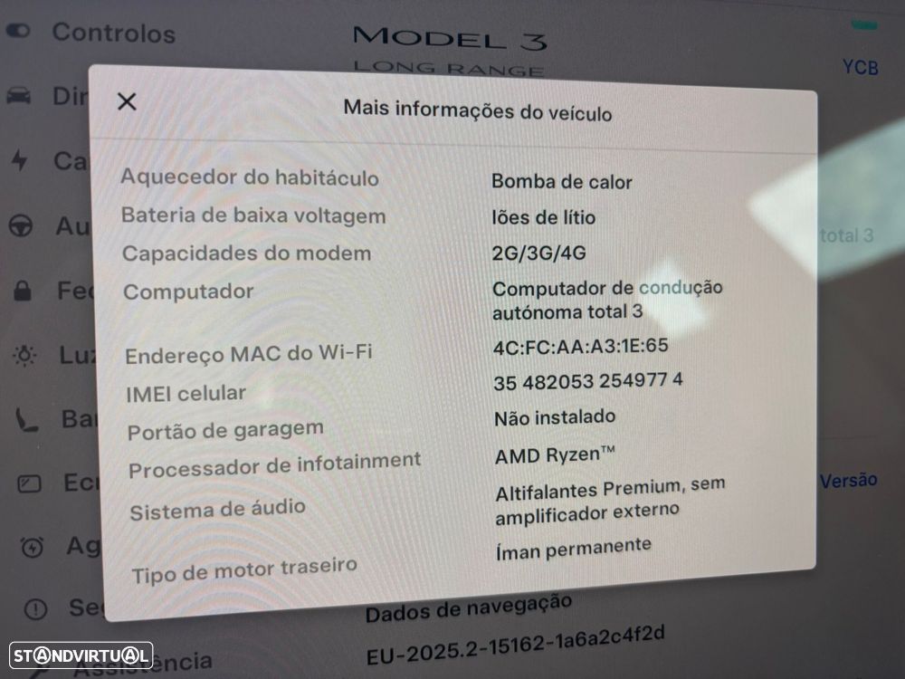 Tesla Model 3 Long Range Tração Traseira - 24