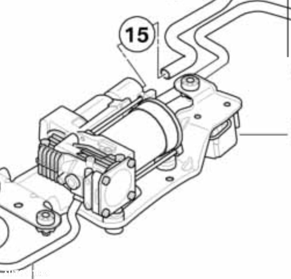 Compresor Perne Aer Suspensie Pneumatica Pompa Bmw X5 X6 E70 E71 06-13 - 1