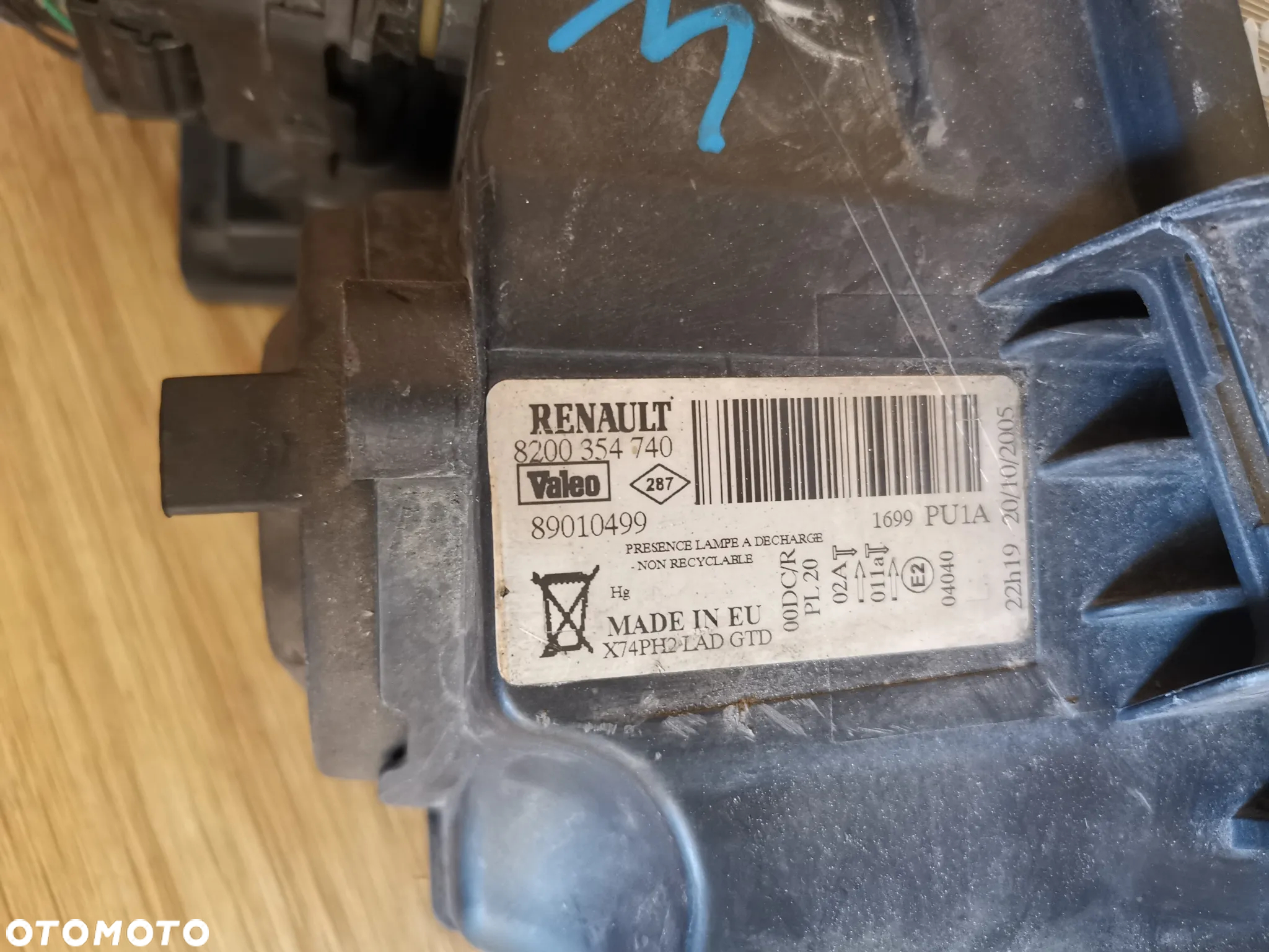 Lampa Lewy Przód 8200354740 Renault Laguna II - 7
