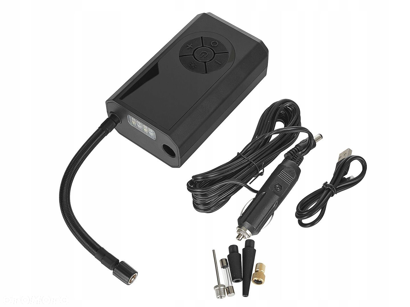 KOMPRESOR ROWEROWY/SAMOCHODOWY 400mAh 84W LATARKA LED GEKO G01263 - 5