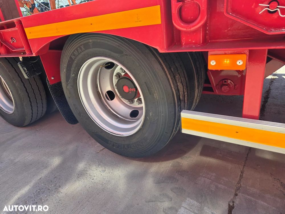Bodex JANMIL-3 axe SAF, rampe DUBLE, axe SAF, extensii lemn la 3m latime, axa liftabila, lungime podea 9m, anv Goodyear, 2 roti rezerva, axa viratoare spate, rampe interior acces gat lebada, cutie lanturi, posibilitate leasing 5 ani-PROMOTIE 58.900 EUR+Tva - 7