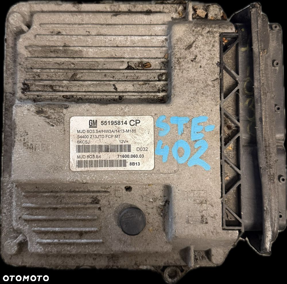 Sterownik KOMPUTER SILNIKA ECU OPEL CORSA D 55195814 - 1