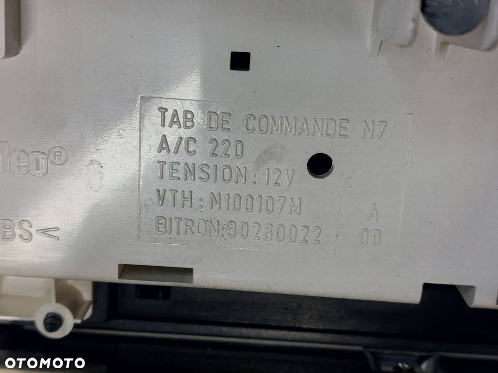 PANEL NAWIEWU KONSOLA ŚRODKOWA RAMKA RADIO CITROEN XSARA I LIFT - 7