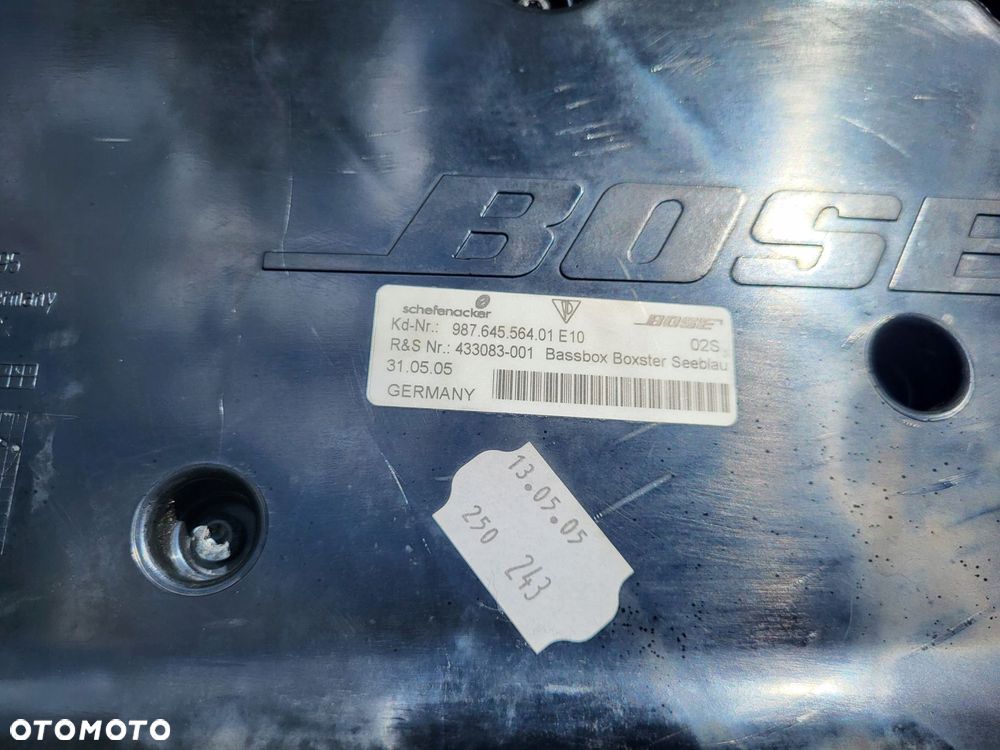 glosnik subwoofer bose porsche boxster 987 98764556401 98764556400 - 3