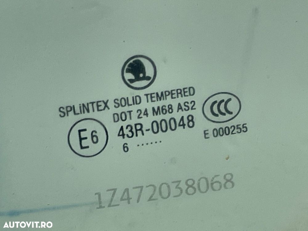 Geam stanga fata Skoda Octavia 2 [2004 - 2008] 2.0 tdi BMM - 2