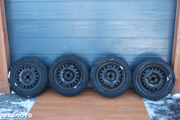 KOŁA FELGI STALOWE OPONY ZIMOWE MICHELIN 185/60 R15 OPEL 5x110 ET43