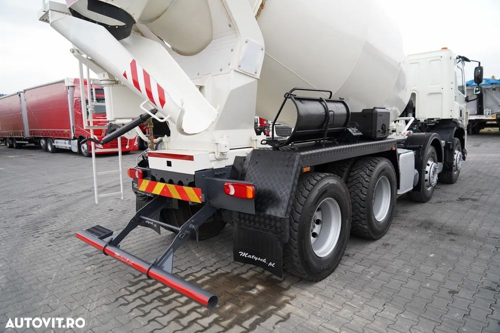 DAF CF 440 / 8x4 / BETONIERĂ SCHWING STETTER / BETONIERĂ 9 M3 / AUTOMATĂ / CAMERĂ / - 14