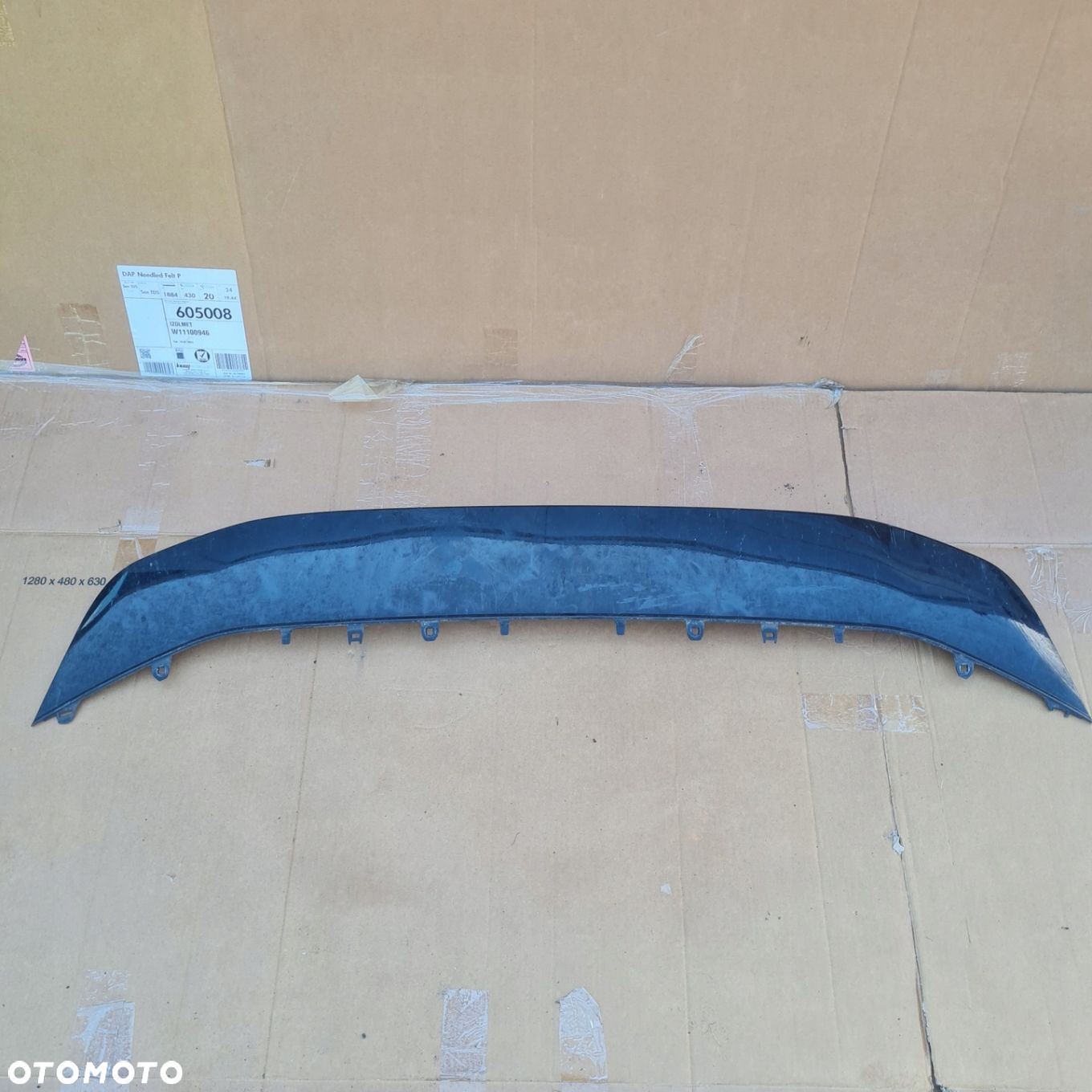 AUDI A4 S4 S-LINE B9 8W0 LIFT 19-24 SPOILER LISTWA ZDERZAKA PRZÓD - 3
