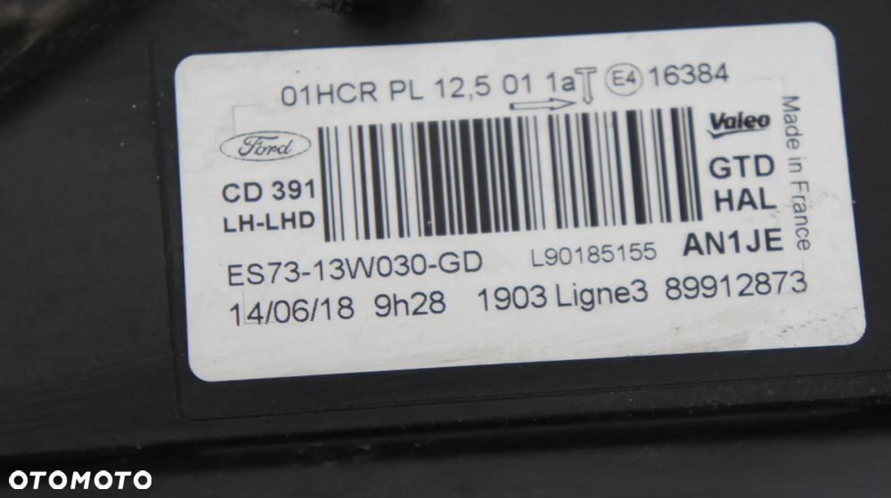PRZEDNIA LEWA LAMPA FORD MONDEO V MK5 MKV LIFT SOCZEWKA - 14