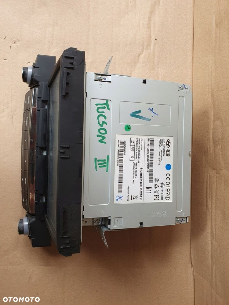 HYUNDAI TUCSON III RADIO NAWIGACJA NAVIGACJA 96560-D70114X KARTA SD - 3