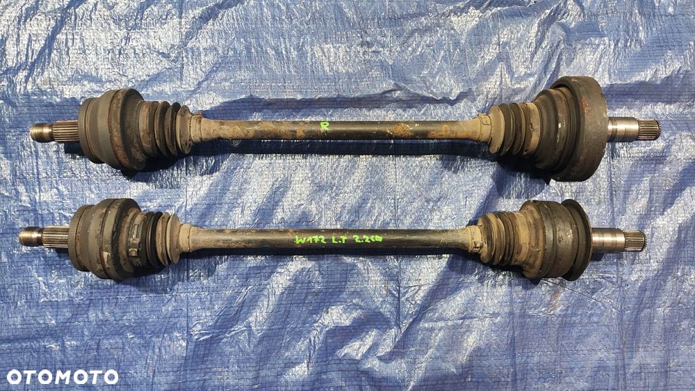 ZAWIESZENIE LEWY PRAWY TYŁ ZWROTNICA PIASTA CZUJNIK ABS AMORTYZATORY SPRĘŻYNY TARCZA HAMULCOWA 300MM PÓŁOŚ MERCEDES SLK SLC R172 W172 2.2 CDI 2.0 CGI - 9