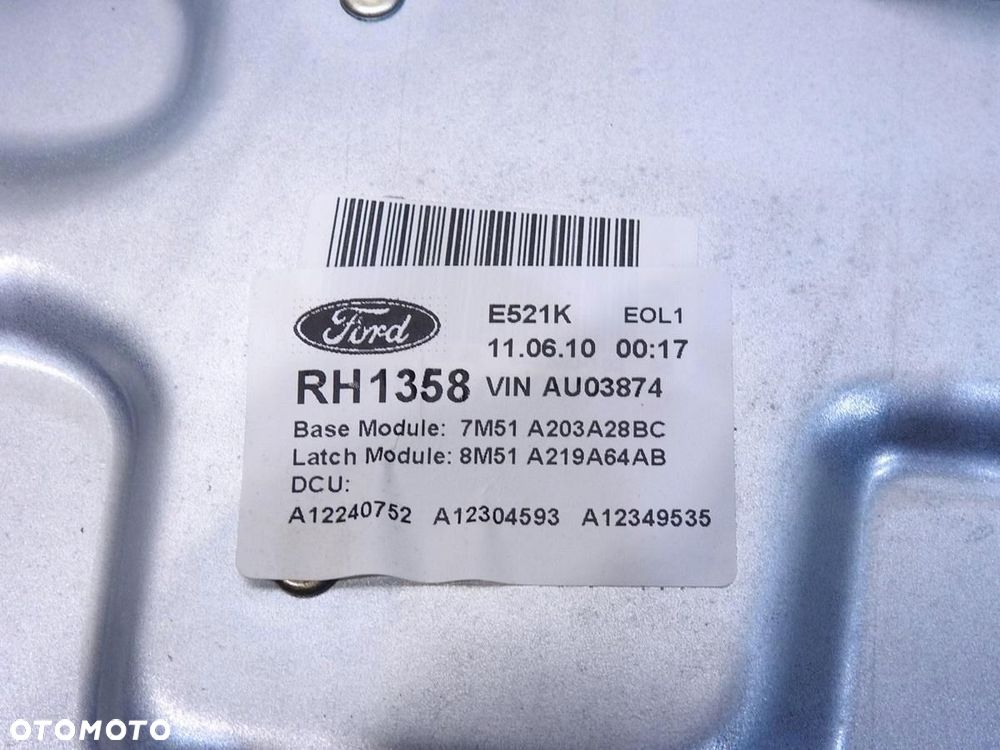PODNOŚNIK SZYBY PRAWY PRZÓD FORD FOCUS MK2 LIFT - 12
