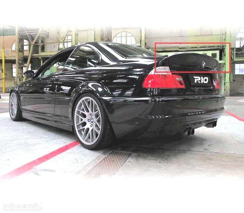 AILERON SPOILER TRASEIRO MALA LOOK CSL BMW E46 COUPE - 3